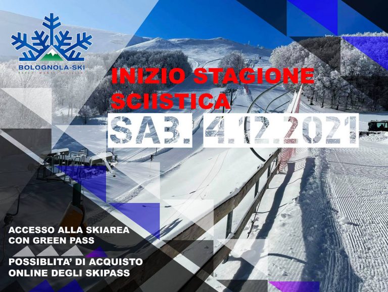 Sci, Bolognola ski riapertura piste ed impianti al 100% di capienza dal 4 dicembre