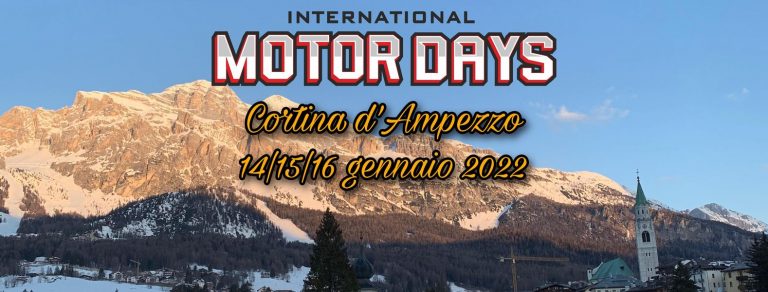 International Motor Days a Cortina D’Ampezzo dal 14 al 16 gennaio 2022