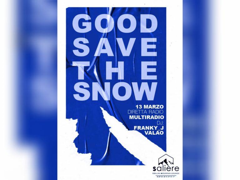 Frontignano, il 13 marzo al rifugio Saliere il party sulla neve Good Save the Snow