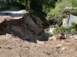 Alluvione Marche: video dei danni vicino agli impianti di risalita del Monte Catria visti dal drone