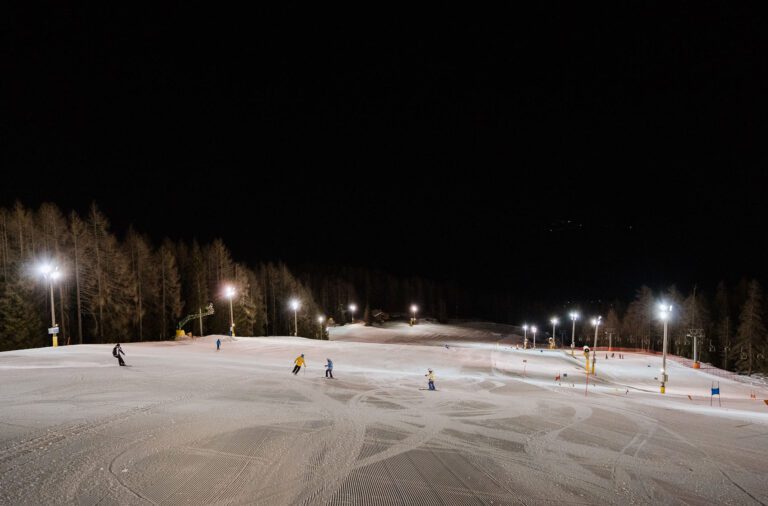 Sci notturno nelle Marche