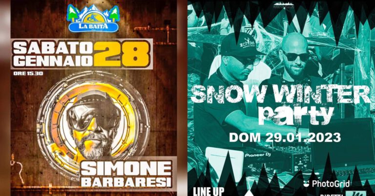 Dove fare aperitivo sulla neve nelle Marche il 28 e 29 gennaio