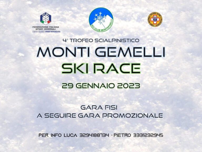 Monte Piselli, Monti Gemelli Ski Race 2023