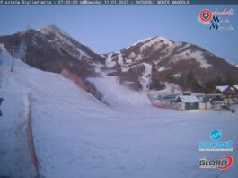 Roccaraso, Ovindoli Monte Magnola e Campo Felice azionato innevamento programmato alla massima potenza