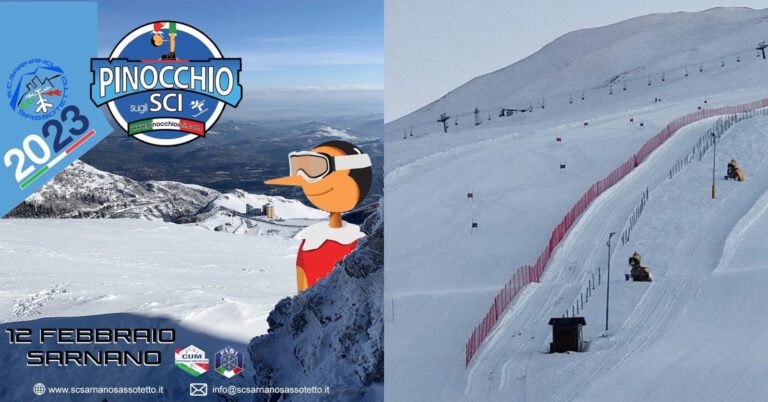 Sarnano, Pinocchio sugli sci 2023