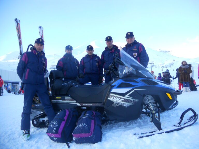 Riprende il servizio delle polizia sulle piste da sci di Sarnano