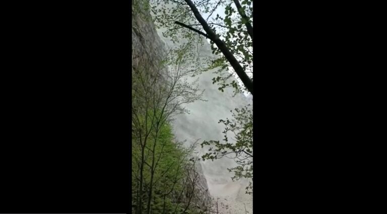 Frana alle Gole dell’Infernaccio, comune vieta transito pedoni – VIDEO