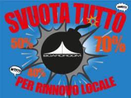 Da Boardroom grandi occasioni per gli amanti dello sport: fuori tutto per rinnovo locali