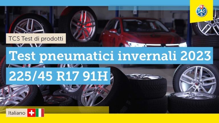 Come scegliere e quali sono i migliori pneumatici invernali secondo il test del Touring Club Svizzero – VIDEO