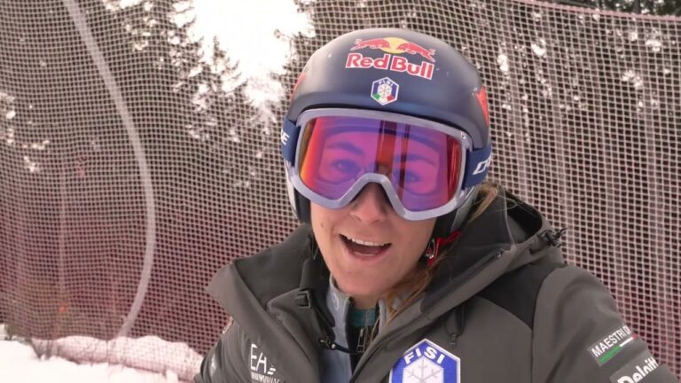Ponte di Legno, Sofia Goggia è arrivata per l’allenamento in vista del gigante di Lienz