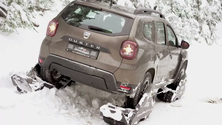 Come trasformare il Dacia Duster in un gatto delle nevi – VIDEO