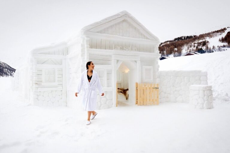 Livigno, apre la Spa fatta di neve e ghiaccio per un relax da favola