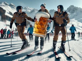 Turista ubriaco cade sulla piste da sci a Livigno e non riesce a rialzarsi, multato per mille euro