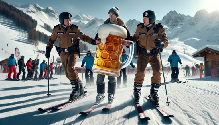 Turista ubriaco cade sulla piste da sci a Livigno e non riesce a rialzarsi, multato per mille euro