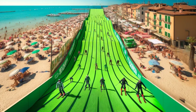 Jesolo, in arrivo la pista da sci in spiaggia