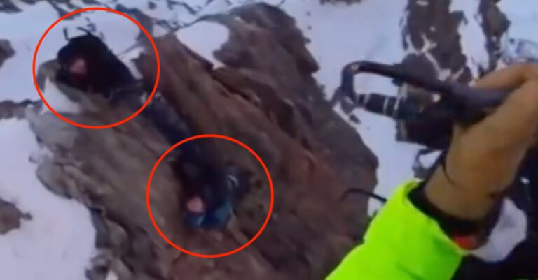 Monviso, due amici alpinisti bloccati a quota 3.700 su uno sperone di roccia, il video del soccorso
