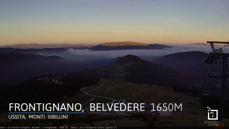 Frontignano, le nuvole che ballano dall’alba al tramonto – VIDEO