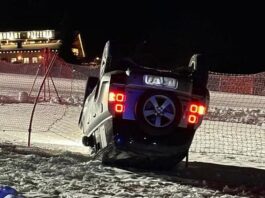 Riscone, si ribalta sulla pista da sci con il fuoristrada: conducente recuperato dal gatto delle nevi