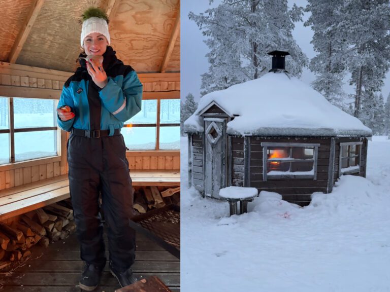Michelle Hunziker in vacanza con le figlie in Lapponia, tra renne, neve e boschi incantati