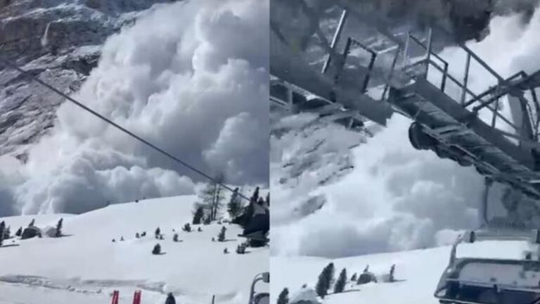 Valanga in Val Gardena, terrore vicino alla pista Gran Paradiso – VIDEO