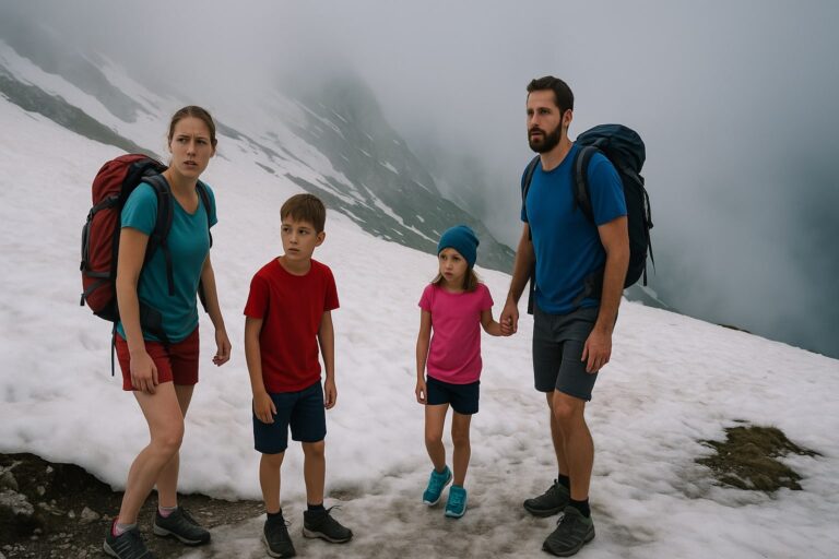 Austria, neve e abbigliamento estivo: genitori e bimbi intrappolati, l’elicottero non riesce ad intervenire