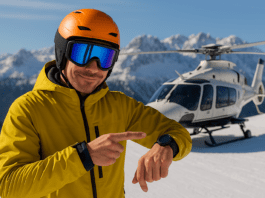 Madonna di Campiglio, lascia l’elicottero a 2.400 metri per andare a sciare e viene multato