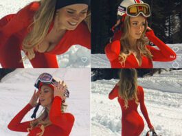 Social in tilt per il video di Diletta Leotta girato a St Moritz