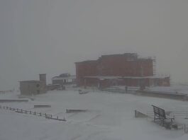 Arriva l’inverno sul Gran Sasso: prima neve a Campo Imperatore