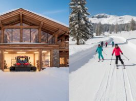 Monte Prata, proseguono i lavori del nuovo garage per il gatto delle nevi e collegamento per sciatori