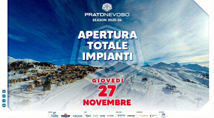 Prato Nevoso annuncia l’apertura totale del comprensorio dal 27 novembre