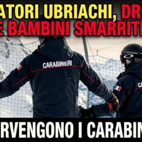Sciatori ubriachi, droga e bambini smarriti sulle piste di Pampeago e Cermis. Intervengono i carabinieri.