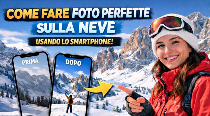 Come fare foto perfette sulla neve usando lo smartphone