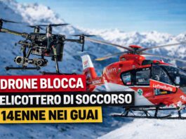 Drone vola sulle piste da sci e blocca un elicottero di soccorso, a pilotarlo un 14enne dalla stanza dell’hotel
