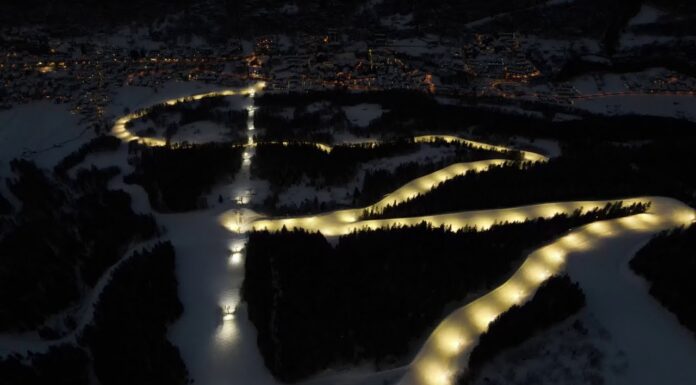 Dove si trova la pista da sci illuminata più lunga d’Europa – VIDEO