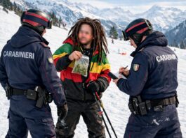Merano, marijuana sulle piste da sci scoperta dai Carabinieri