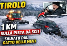 Tirolo, 69enne guida per un chilometro su una pista da sci dopo aver seguito il navigatore. Tratto in salvo dal gatto delle nevi