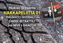 Nokian presenta Hakkapeliitta 01, pneumatici invernali con chiodi retrattili per neve e ghiaccio – VIDEO