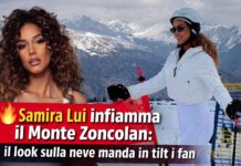 Samira Lui infiamma il Monte Zoncolan: il look sulla neve manda in tilt i fan