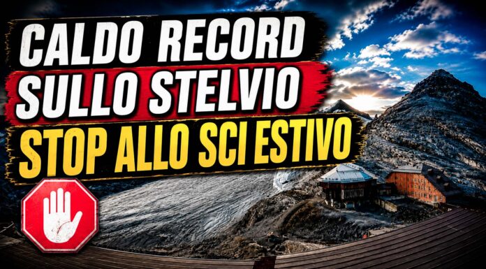 Caldo record sullo Stelvio, stop allo sci estivo